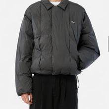 Load image into Gallery viewer, Dime “Pleated" Puffer // Charcoral