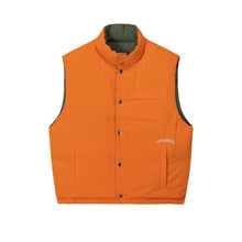 Load image into Gallery viewer, Stussy “Reversible Down Workgear“ Vest// Olive/Orange
