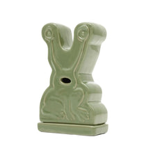 Load image into Gallery viewer, Butter Goods X Daniel Johnston “Frog Ceramic“ Incense Holder // Light Green
