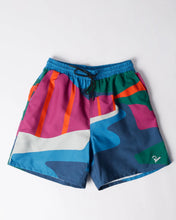 Load image into Gallery viewer, Parra "The Festival Fence" Swim Short // Blue
