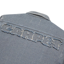Load image into Gallery viewer, Carpet "Interlock Stitch" Denim Jacket // Black
