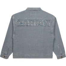 Load image into Gallery viewer, Carpet "Interlock Stitch" Denim Jacket // Black
