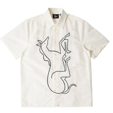 Load image into Gallery viewer, Parra "Vertical Horse" Short Sleeve Shirt // Off White

