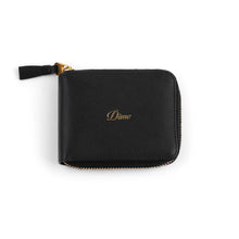 Load image into Gallery viewer, Dime &quot;Cursive Zip&quot; Wallet // Black
