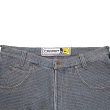 Load image into Gallery viewer, Carpet "Interlock Stitch" Denim Pant // Black
