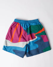 Load image into Gallery viewer, Parra "The Festival Fence" Swim Short // Blue
