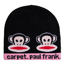 Load image into Gallery viewer, Carpet x Paul Frank "Julius" Beanie // Black
