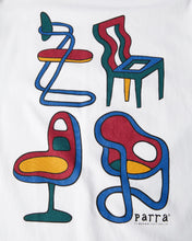 Load image into Gallery viewer, Parra "Unreasonable Chairs" Tee // White
