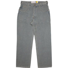 Load image into Gallery viewer, Carpet "Interlock Stitch" Denim Pant // Black
