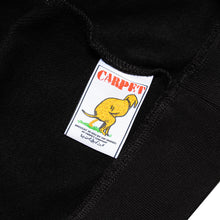 Load image into Gallery viewer, Carpet "C-Star Embossed" Zip Hoodie // Black
