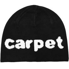 Load image into Gallery viewer, Carpet &quot;Reversible&quot; Beanie // Black/White

