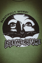 Load image into Gallery viewer, Fucking Awesome "Beautifully Weird" Tee // Military Green
