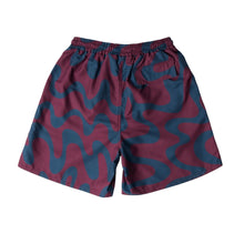 Load image into Gallery viewer, Parra "Splashed" Swim Short // Burgundy
