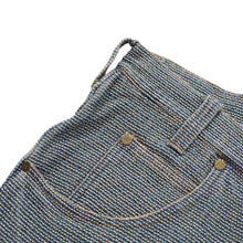 Load image into Gallery viewer, Carpet "Interlock Stitch" Denim Pant // Black
