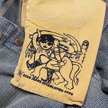 Load image into Gallery viewer, Carpet "Interlock Stitch" Denim Pant // Black
