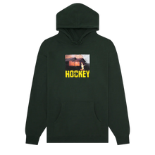 Load image into Gallery viewer, Hockey "Windows Up" Hoodie // Forest Green
