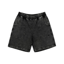 Load image into Gallery viewer, Dime &quot;Cyclone French Terry&quot; Short // Black Snow Washed
