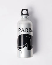 Load image into Gallery viewer, Parra "Horizontal Horse" Sigg Bottle // Silver/Black
