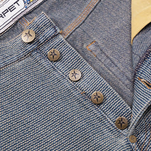 Load image into Gallery viewer, Carpet "Interlock Stitch" Denim Pant // Black
