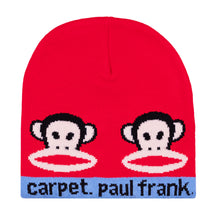 Load image into Gallery viewer, Carpet x Paul Frank "Julius" Beanie // Red
