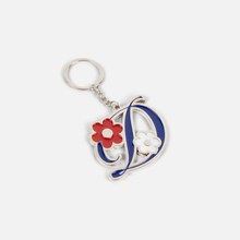 Load image into Gallery viewer, Dime "Oversized Floral" Keychain // Silver
