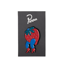Load image into Gallery viewer, Parra "Stupid Strwberry" Enamed Pin
