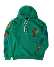 Load image into Gallery viewer, Parra "La Chambre Nuit" Hoodie // Washed Green
