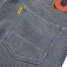 Load image into Gallery viewer, Carpet "Interlock Stitch" Denim Pant // Black
