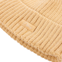 Load image into Gallery viewer, Dime &quot;Cursive&quot; Fold Beanie // Sand

