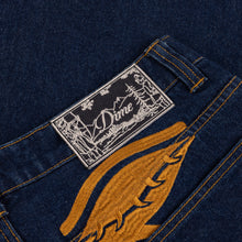 Load image into Gallery viewer, Dime “Baggy Wink“ Denim Pants // Indigo
