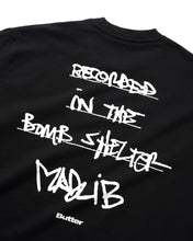 Load image into Gallery viewer, Butter Goods x Madlib "Bomb Shelter" Tee // Black
