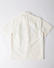 Load image into Gallery viewer, Parra "Vertical Horse" Short Sleeve Shirt // Off White
