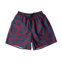 Load image into Gallery viewer, Parra "Splashed" Swim Short // Burgundy
