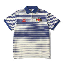Load image into Gallery viewer, Butter Goods x Umbro "Crest" Polo Tee // Navy
