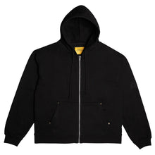 Load image into Gallery viewer, Carpet "C-Star Embossed" Zip Hoodie // Black
