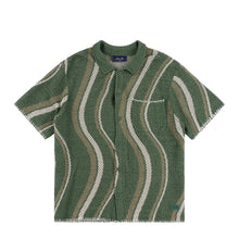 Load image into Gallery viewer, Dime &quot;Soleil Button Knit&quot; Shirt S/S // Green
