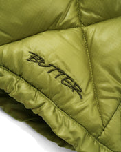 Load image into Gallery viewer, Butter Goods "Diamond Quilt" Puffer Jacket // Lime
