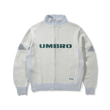 Load image into Gallery viewer, Butter Goods x Umbro "Diamond" Zip-Thru Knit // Grey
