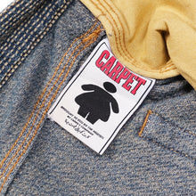Load image into Gallery viewer, Carpet "Interlock Stitch" Denim Pant // Black
