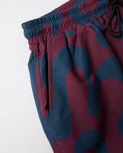 Load image into Gallery viewer, Parra "Splashed" Swim Short // Burgundy
