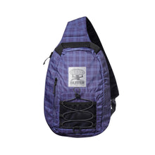 Load image into Gallery viewer, Butter "Express" Shoulder Bag // Navy Plaid
