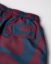 Load image into Gallery viewer, Parra "Splashed" Swim Short // Burgundy
