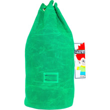 Load image into Gallery viewer, Carpet "Kid Peeing" Canvas Laudry Bag // Army Green
