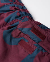 Load image into Gallery viewer, Parra "Splashed" Swim Short // Burgundy
