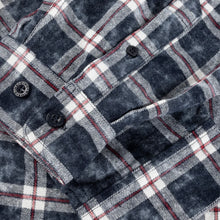 Load image into Gallery viewer, Dime "Plaid Flannel" Shirt // Navy
