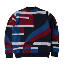 Load image into Gallery viewer, Parra "Vertical Forest" Polo Knitted // Blue
