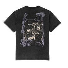 Load image into Gallery viewer, Pass-Port X MAY Gibbs  "Webbed Bed" Tee// Acid Black
