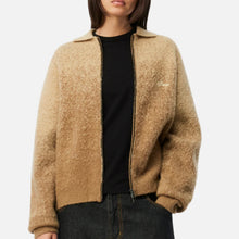 Load image into Gallery viewer, Dime "Mohair Double Zip" Knit // Camel
