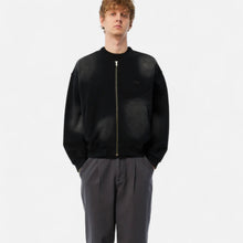Load image into Gallery viewer, Dime "Faded Fleece" Bomber Jacket // Black
