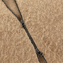 Load image into Gallery viewer, Dime "Mohair Double Zip" Knit // Camel
